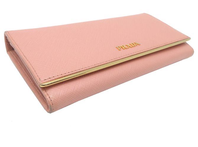 Saffiano Portafoglio Lungo Donna Prada 1MH132 Rosa - vista 3