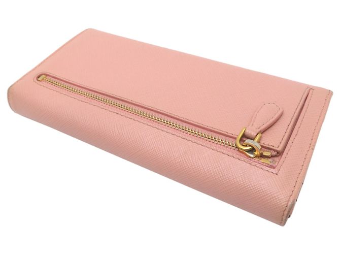 Saffiano Portafoglio Lungo Donna Prada 1MH132 Rosa - vista 4