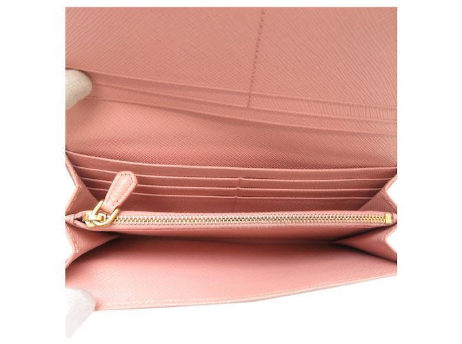 Saffiano Portafoglio Lungo Donna Prada 1MH132 Rosa - vista 6