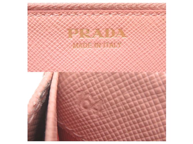 Saffiano Portafoglio Lungo Donna Prada 1MH132 Rosa - vista 8