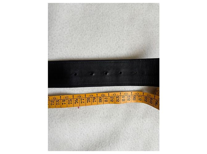 Christian Dior Monogram Oblique Canvas Gürtel Schwarz - Ansicht 11