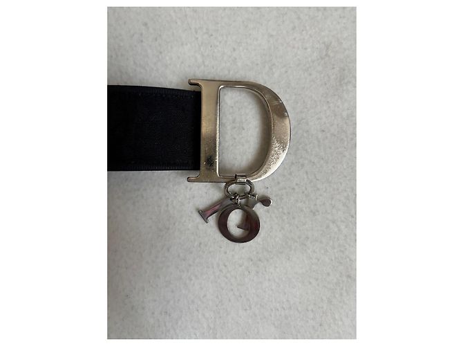 Christian Dior Monogram Oblique Canvas Gürtel Schwarz - Ansicht 8