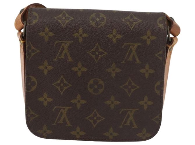 LOUIS VUITTON Borsa a Spalla Monogram Cartouchiere PM M51254 LV Auth 175072 Monogramma - vista 2