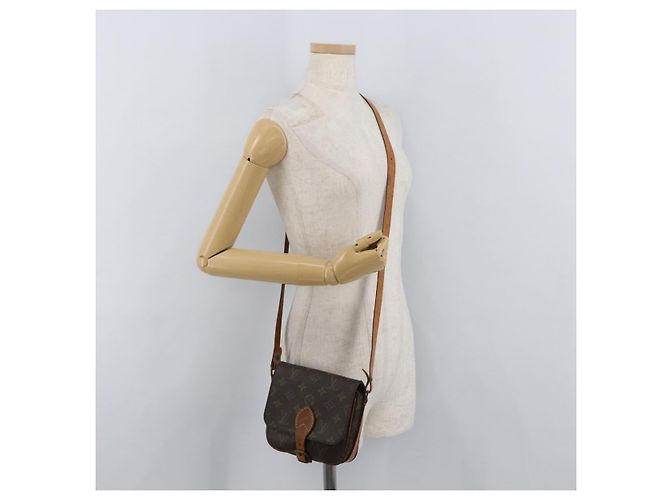 LOUIS VUITTON Borsa a Spalla Monogram Cartouchiere PM M51254 LV Auth 175072 Monogramma - vista 20
