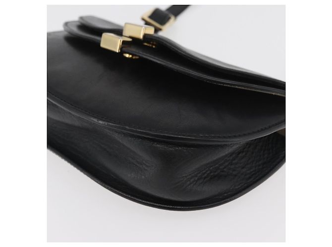 Chloé Borsa a Spalla Chloe in Pelle Nera e Oro Auth bs34599 Nero D'oro - vista 16