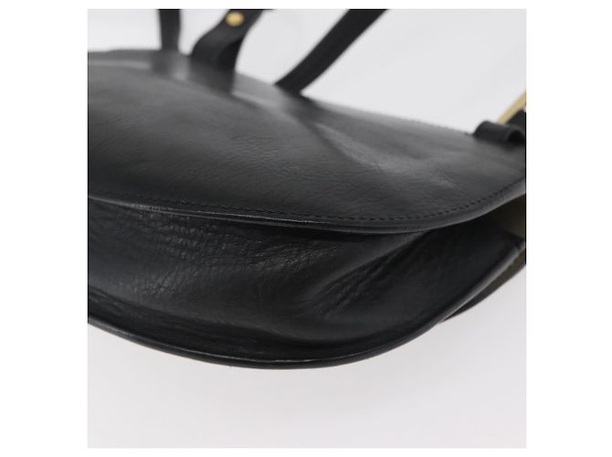 Chloé Borsa a Spalla Chloe in Pelle Nera e Oro Auth bs34599 Nero D'oro - vista 18