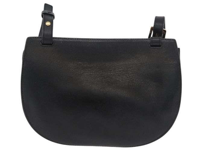 Chloé Borsa a Spalla Chloe in Pelle Nera e Oro Auth bs34599 Nero D'oro - vista 2