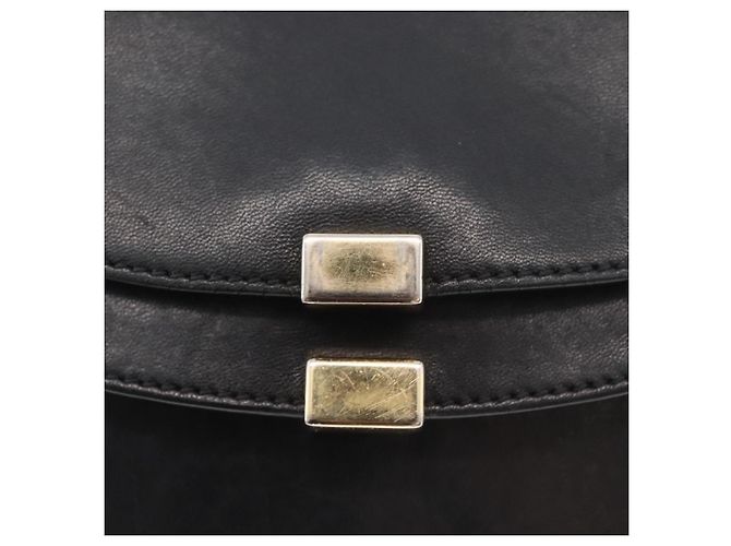 Chloé Borsa a Spalla Chloe in Pelle Nera e Oro Auth bs34599 Nero D'oro - vista 20