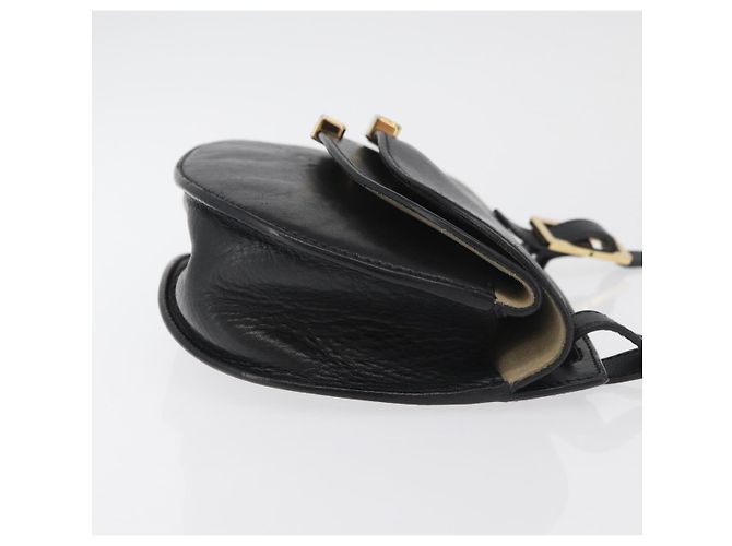 Chloé Borsa a Spalla Chloe in Pelle Nera e Oro Auth bs34599 Nero D'oro - vista 3