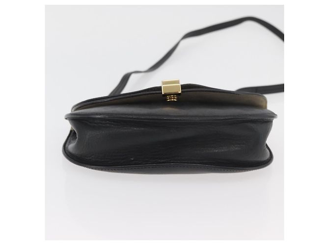 Chloé Borsa a Spalla Chloe in Pelle Nera e Oro Auth bs34599 Nero D'oro - vista 5