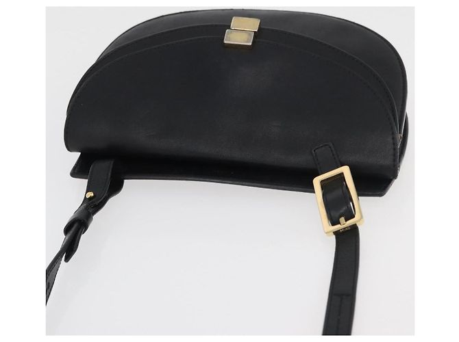 Chloé Borsa a Spalla Chloe in Pelle Nera e Oro Auth bs34599 Nero D'oro - vista 6