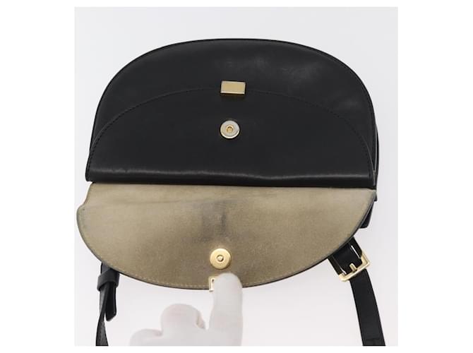 Chloé Borsa a Spalla Chloe in Pelle Nera e Oro Auth bs34599 Nero D'oro - vista 8
