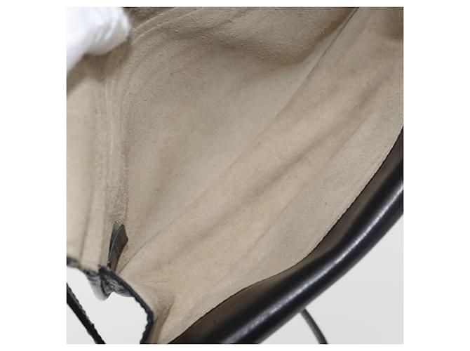 Chloé Borsa a Spalla Chloe in Pelle Nera e Oro Auth bs34599 Nero D'oro - vista 9