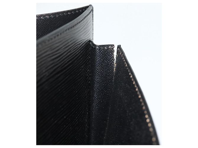 LOUIS VUITTON Borsa a Mano Epi Monceau 28 Nera M52122 LV Auth BA12216 Nero - vista 11