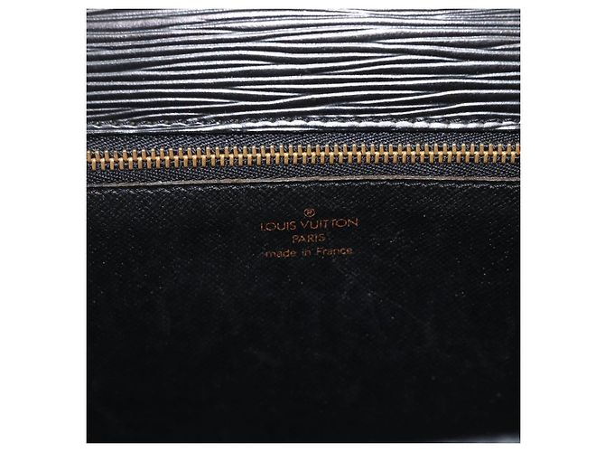 LOUIS VUITTON Borsa a Mano Epi Monceau 28 Nera M52122 LV Auth BA12216 Nero - vista 19