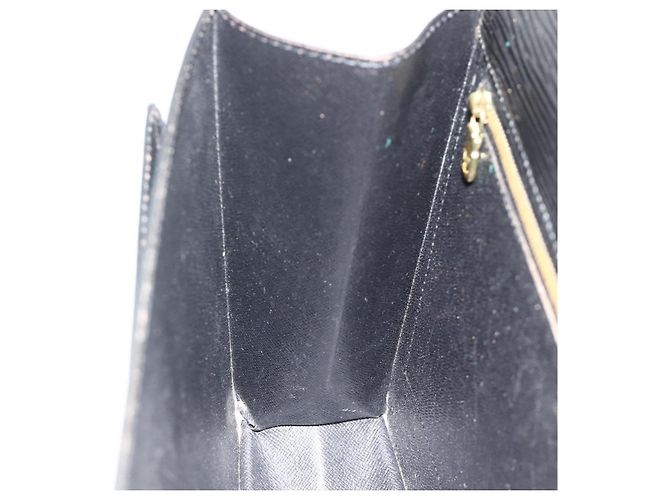 LOUIS VUITTON Borsa a Mano Epi Monceau 28 Nera M52122 LV Auth BA12216 Nero - vista 21