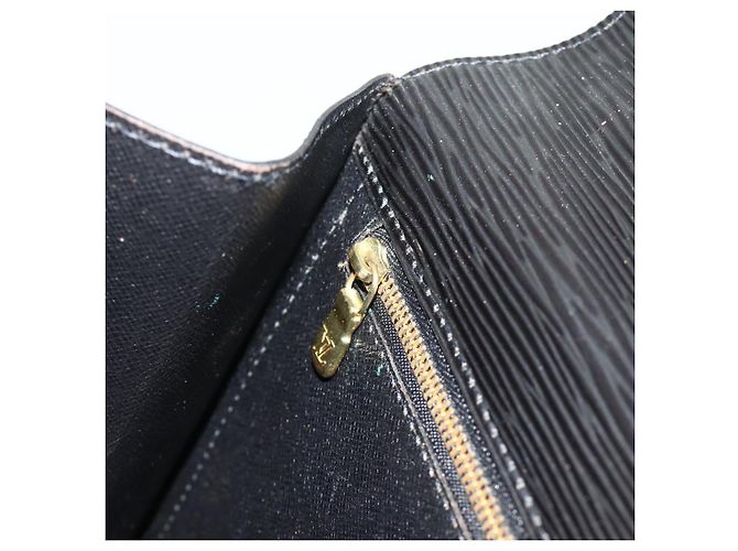 LOUIS VUITTON Borsa a Mano Epi Monceau 28 Nera M52122 LV Auth BA12216 Nero - vista 22