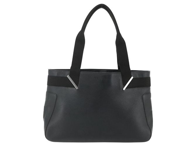 GUCCI Hand Bag Leather Black Silver 73983 Auth ka4138 Silvery - view 13