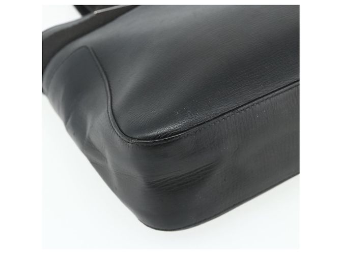 GUCCI Hand Bag Leather Black Silver 73983 Auth ka4138 Silvery - view 14