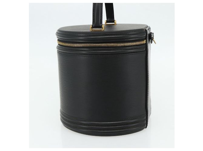 LOUIS VUITTON Borsa a Mano Epi Cannes Nera M48032 LV Auth ep14328 Nero - vista 4