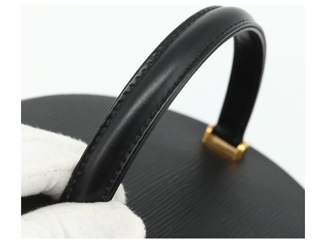 LOUIS VUITTON Borsa a Mano Epi Cannes Nera M48032 LV Auth ep14328 Nero - vista 7