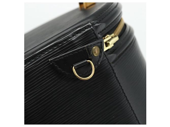 LOUIS VUITTON Borsa a Mano Epi Cannes Nera M48032 LV Auth ep14328 Nero - vista 8