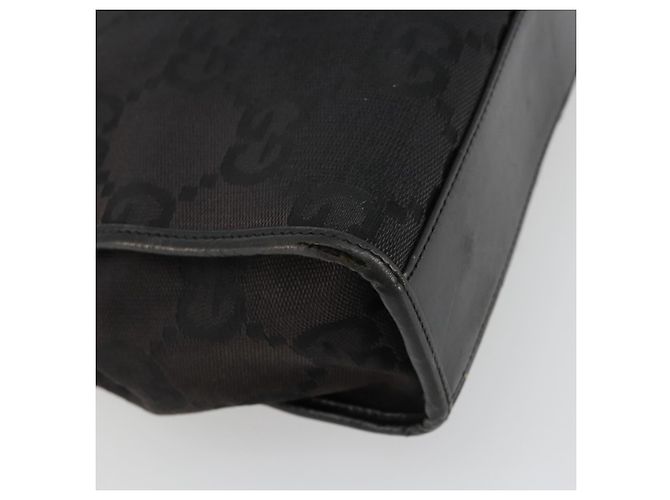 Borsa a Mano Jackie GG Canvas Gucci Nera Argento 002 1065 Auth 177085 Nero - vista 17
