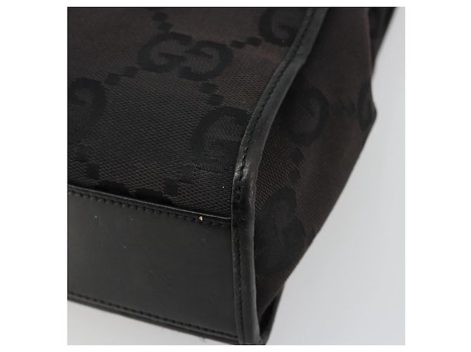 Borsa a Mano Jackie GG Canvas Gucci Nera Argento 002 1065 Auth 177085 Nero - vista 8