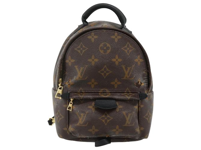 LOUIS VUITTON Monogram Palm Springs MINI Rucksack M44873 LV Auth BA12251A Monogramm - Ansicht 13