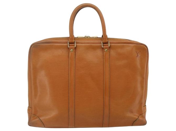 LOUIS VUITTON Borsa Porta Documenti da Viaggio Epi Zipangu Oro M54478 LV Auth bs34716 - vista 2