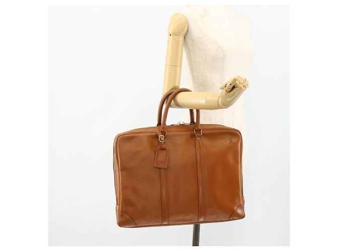 LOUIS VUITTON Borsa Porta Documenti da Viaggio Epi Zipangu Oro M54478 LV Auth bs34716 - vista 25