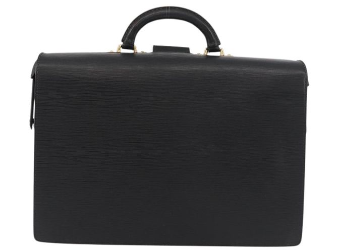 LOUIS VUITTON Borsa Business Epi Serviette con Chiusura Nera M54352 LV Auth BA12065 Nero - vista 2