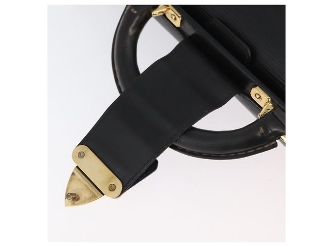 LOUIS VUITTON Borsa Business Epi Serviette con Chiusura Nera M54352 LV Auth BA12065 Nero - vista 8