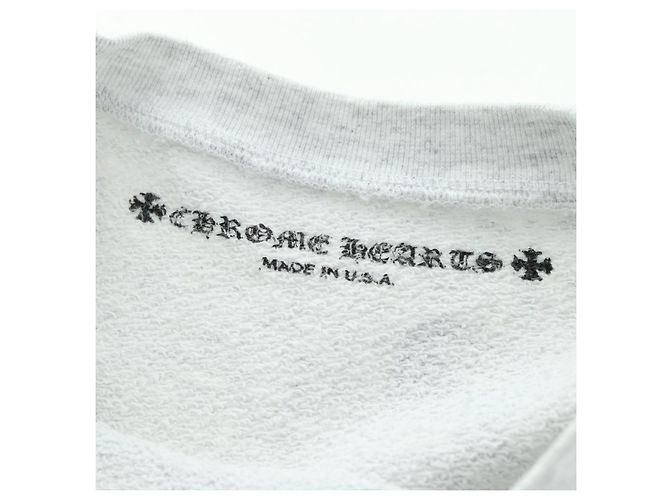 Sudadera de algodón gris Chrome Hearts Matty Boy Auth yk20249M - vista 15
