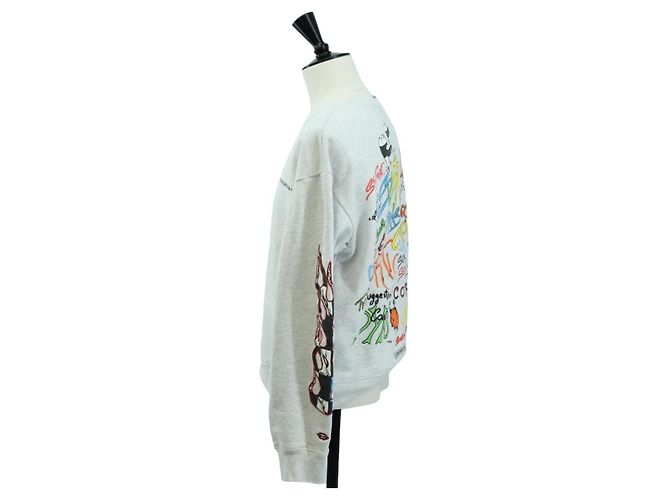 Sudadera de algodón gris Chrome Hearts Matty Boy Auth yk20249M - vista 3