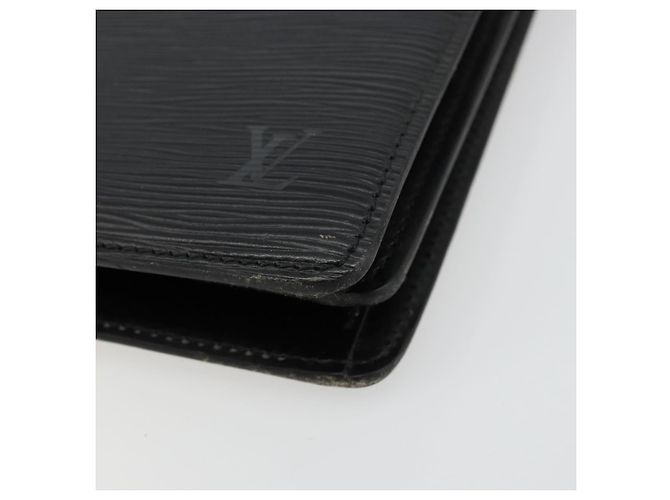 LOUIS VUITTON Borsa a Spalla Capuchin Epi Nera M52342 LV Auth 176221 Nero - vista 15