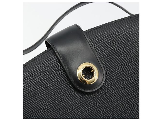 LOUIS VUITTON Borsa a Spalla Capuchin Epi Nera M52342 LV Auth 176221 Nero - vista 18