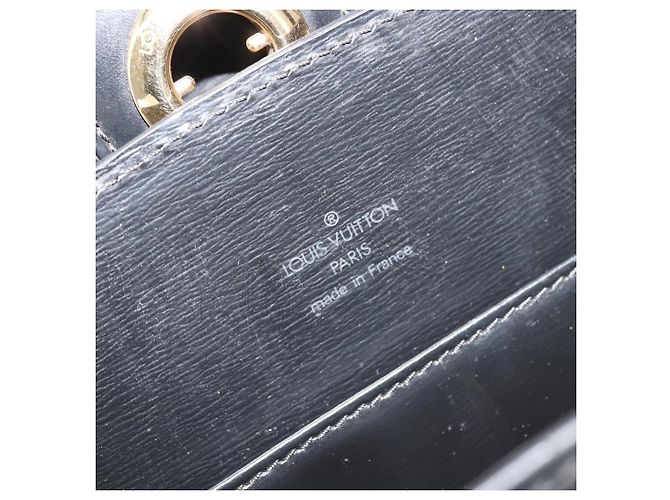 LOUIS VUITTON Borsa a Spalla Capuchin Epi Nera M52342 LV Auth 176221 Nero - vista 19