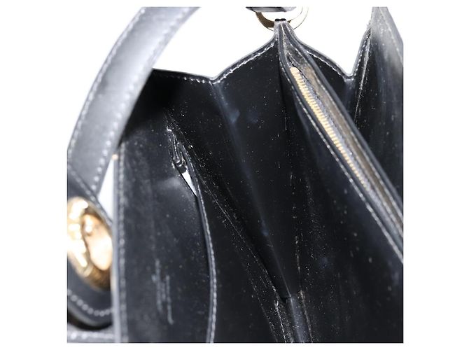 LOUIS VUITTON Borsa a Spalla Capuchin Epi Nera M52342 LV Auth 176221 Nero - vista 20