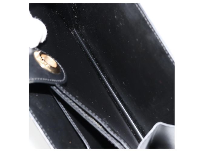 LOUIS VUITTON Borsa a Spalla Capuchin Epi Nera M52342 LV Auth 176221 Nero - vista 24