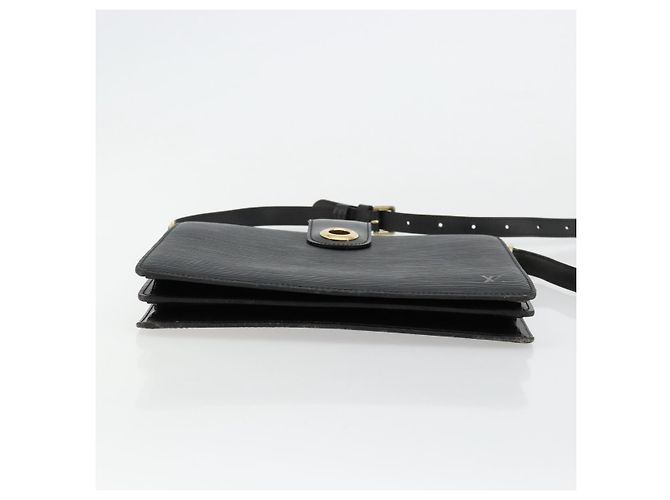 LOUIS VUITTON Borsa a Spalla Capuchin Epi Nera M52342 LV Auth 176221 Nero - vista 5
