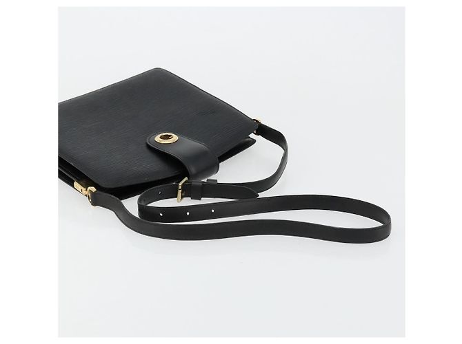LOUIS VUITTON Borsa a Spalla Capuchin Epi Nera M52342 LV Auth 176221 Nero - vista 7