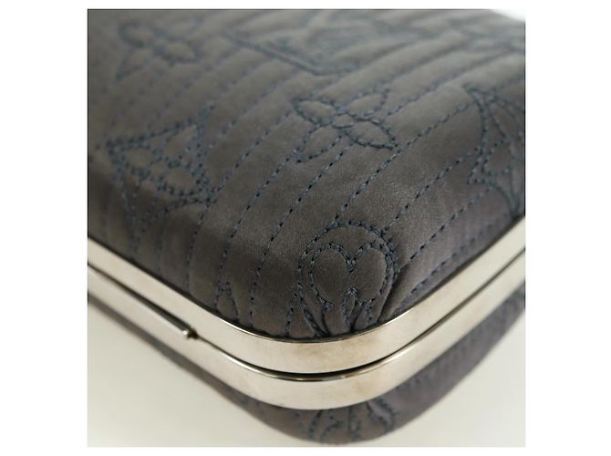 LOUIS VUITTON Clutch Minodiere Motard Monogram Grigio M95802 LV Auth 175928V Marrone - vista 15