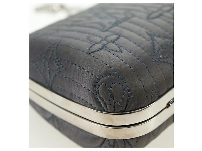 LOUIS VUITTON Clutch Minodiere Motard Monogram Grigio M95802 LV Auth 175928V Marrone - vista 16