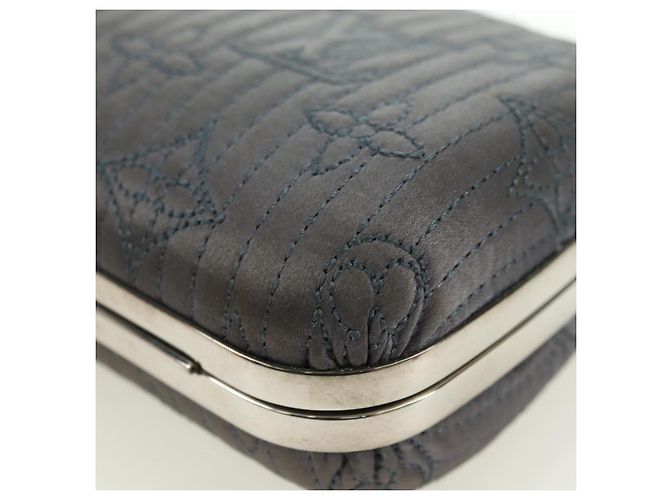 LOUIS VUITTON Clutch Minodiere Motard Monogram Grigio M95802 LV Auth 175928V Marrone - vista 17