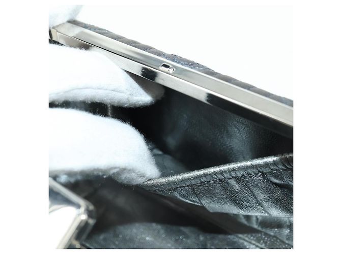 LOUIS VUITTON Clutch Minodiere Motard Monogram Grigio M95802 LV Auth 175928V Marrone - vista 20