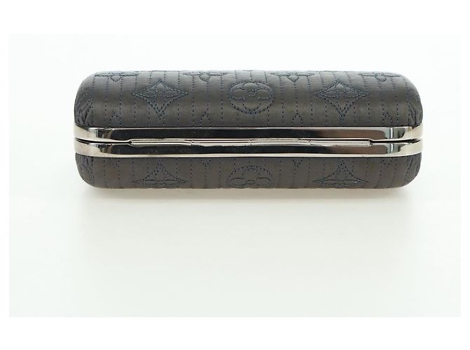 LOUIS VUITTON Clutch Minodiere Motard Monogram Grigio M95802 LV Auth 175928V Marrone - vista 5