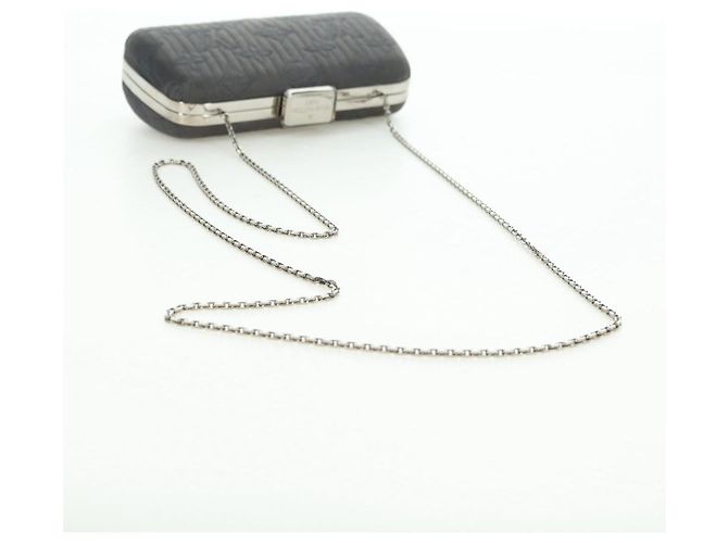 LOUIS VUITTON Clutch Minodiere Motard Monogram Grigio M95802 LV Auth 175928V Marrone - vista 7