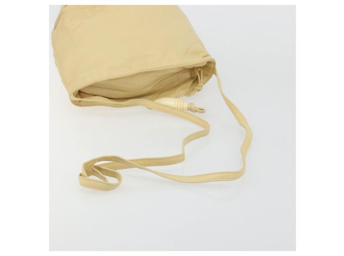 LOEWE Borsa a Spalla Anagram Pelle Beige Auth 176351 - vista 7