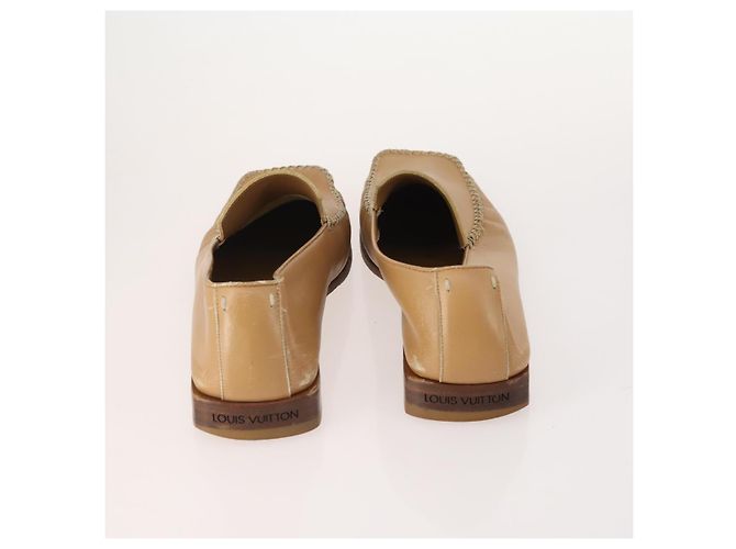 LOUIS VUITTON Monogram Mini Schuhe Leder 5 Set Schwarz Beige Marine LV Auth 174780 Marineblau - Ansicht 3
